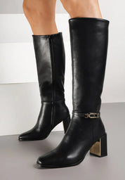 Bottines  avec applications décoratives sur la tige