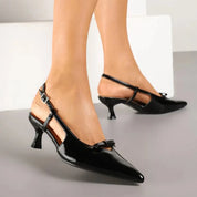 Sandales noires en nonariline