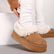 UGG à plateforme avec fourrure