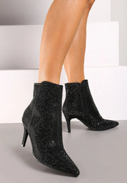 Demi bottes à talons hauts