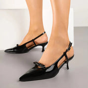 Sandales noires en nonariline