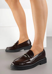 Mocassins classiques décorés d'élégants appliqués