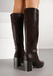 Bottines  avec applications décoratives sur la tige