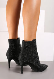 Demi bottes à talons hauts