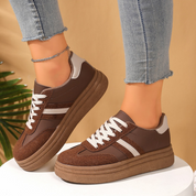 Baskets iconiques noires à semelle épaisse