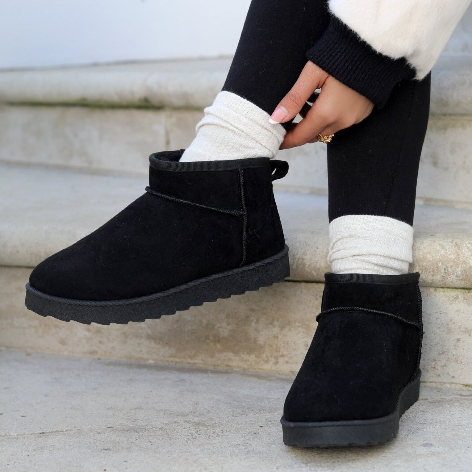 UGG fourrées en suédine