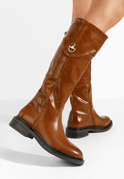 Bottes plates pour femmes