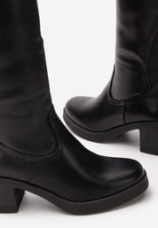 Bottes à talons hauts