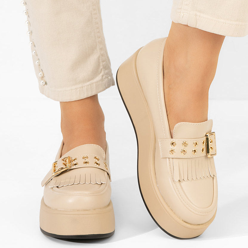 Mocassins à plateforme