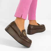 Mocassins à plateforme