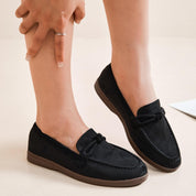 Mocassins à semelle fine violine