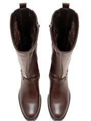 Bottes d'équitation classiques avec bride à la cheville