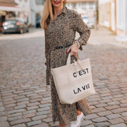 Sac Cabas Oversize En Maille