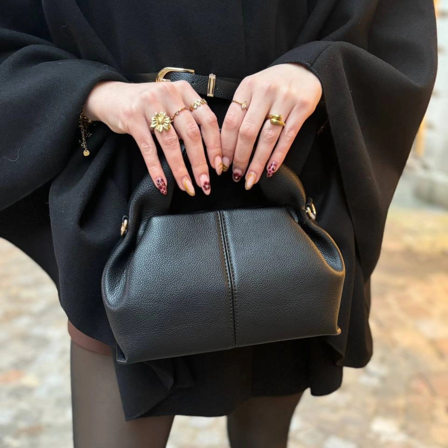 Sacs Fourre-Tout À Bandoulière En Cuir Véritable En Forme De Nuage Pour Femmes