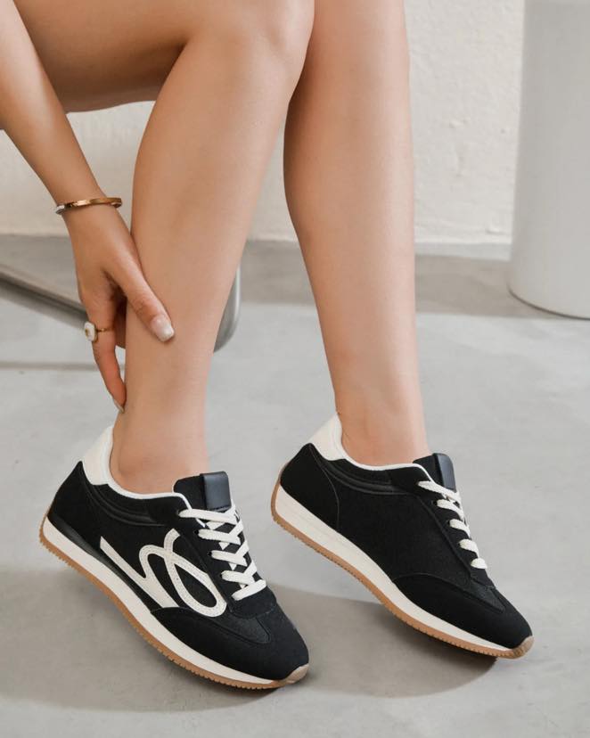 Baskets Avec Semelle En Caoutchouc