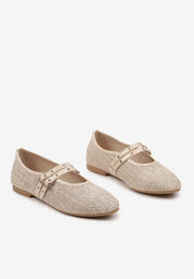 Ballerines plates avec brides à boucle