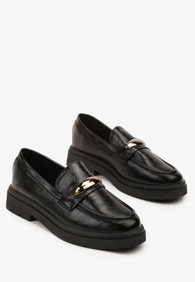 Mocassins classiques décorés d'élégants appliqués