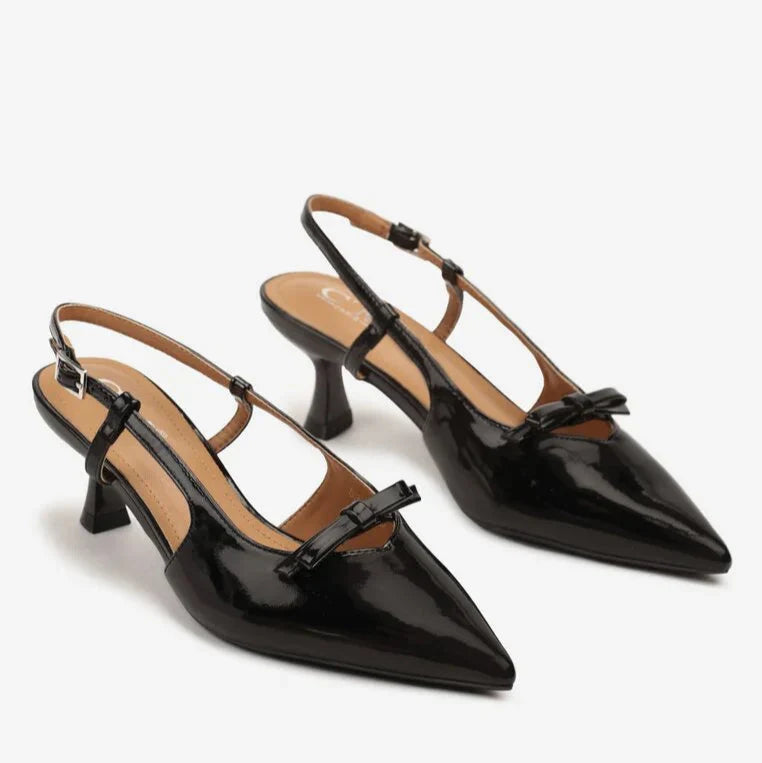 Sandales noires en nonariline