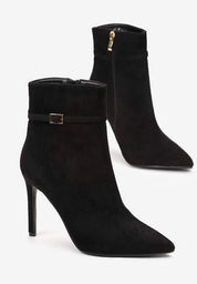 Bottines à talon aiguille et bout pointu