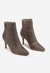 Demi bottes à talons hauts