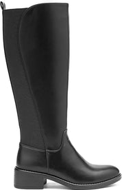 Bottes Femme Mollet Large en Similicuir