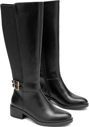 Bottes Hautes Femme à Petit Talon