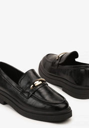 Mocassins classiques décorés d'élégants appliqués