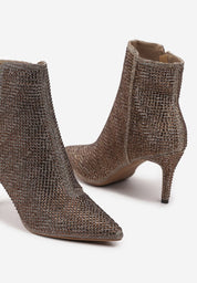 Demi bottes à talons hauts