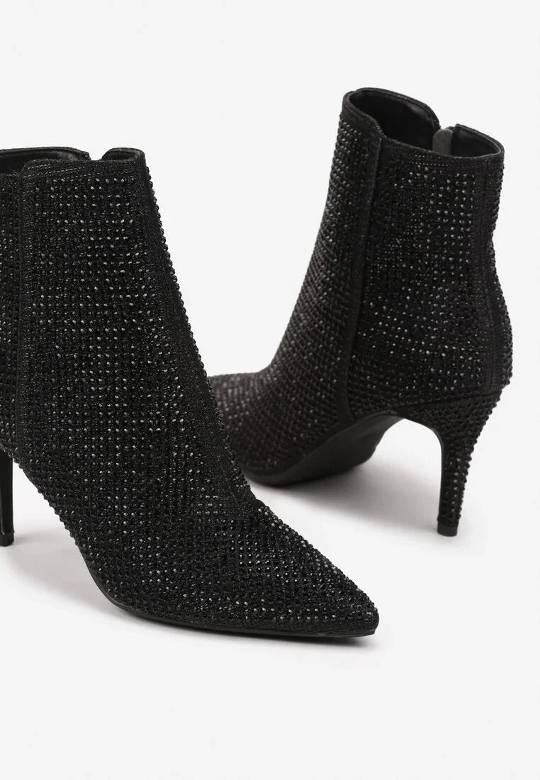 Demi bottes à talons hauts