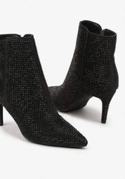 Demi bottes à talons hauts