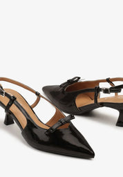 Sandales noires en nonariline