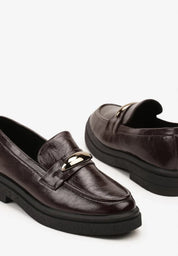 Mocassins classiques décorés d'élégants appliqués