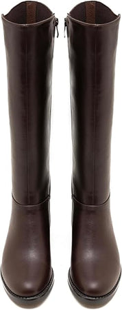 Bottes Hautes Femme à Petit Talon