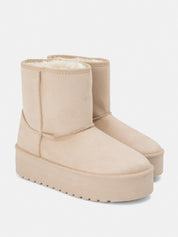 UGG en daim avec fourrure