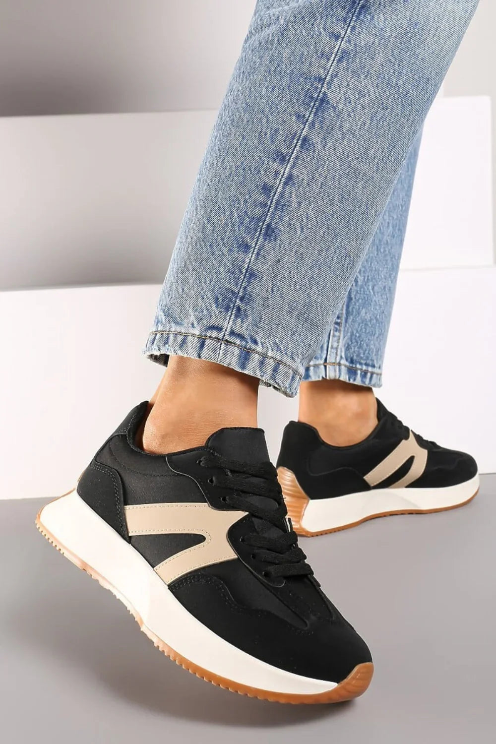 Baskets à lacets pour femmes