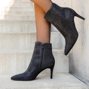 Demi bottes à talons hauts