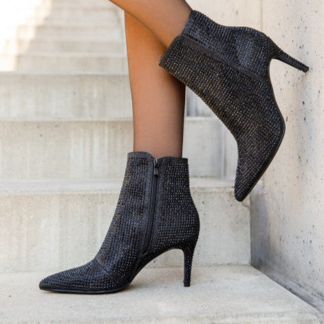 Demi bottes à talons hauts