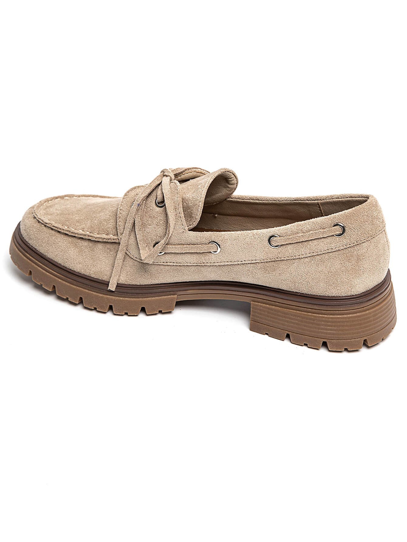 Mocassins à lacets épais