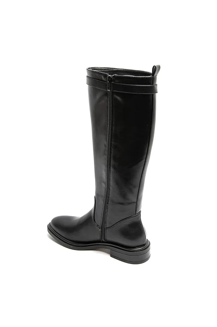 Bottes cavalières en simili