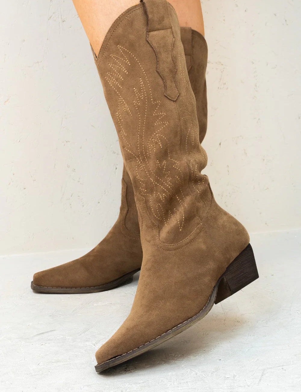Camel-Mid-Calf-Embroidered-Faux-Suede-Cowboy-Boots.webp
