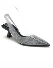 Escarpins à talon transparent