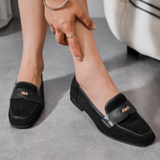 Mocassins semelle fine violine