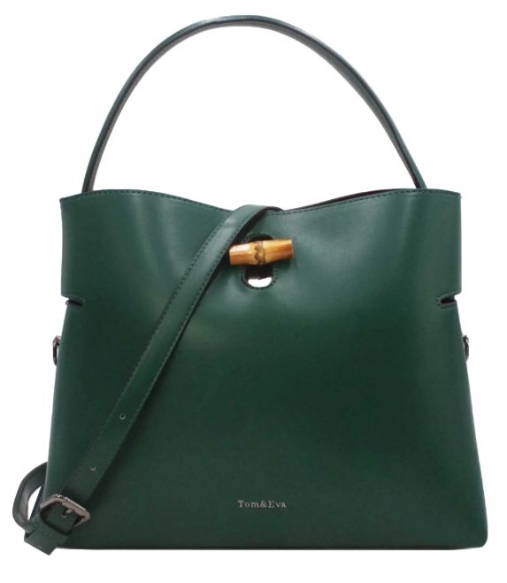 Sac Seau Double Porté Fermoir Bambou