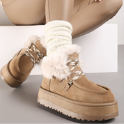 UGG à plateforme avec fourrure