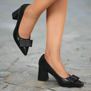 Escarpin à talons pour femmes avec nœud