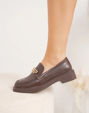 Mocassins à bijou chic