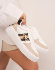 Baskets femme à plateforme