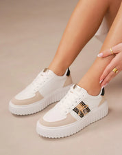 Baskets femme à plateforme