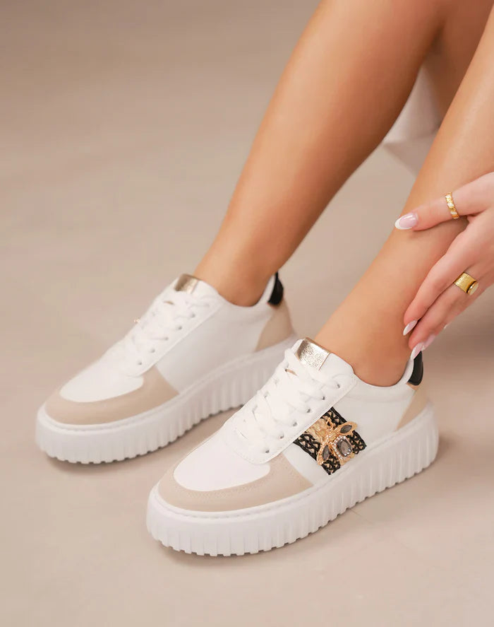 Baskets femme à plateforme