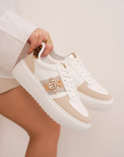 Baskets femme à plateforme